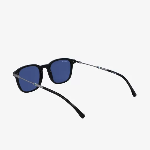 Lacoste Sunglasses-Men'S Rectangular Acetate Sunglasses