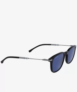 Lacoste Sunglasses-Men'S Rectangular Acetate Sunglasses