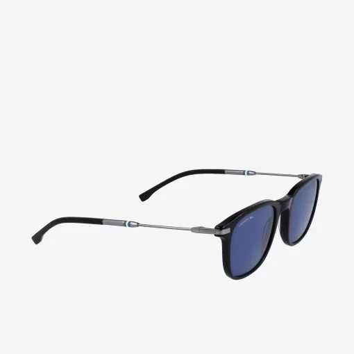 Lacoste Sunglasses-Men'S Rectangular Acetate Sunglasses