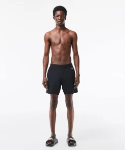 Lacoste Swimwear-Men'S Recycled Polyamide Colourblock Swim Trunks