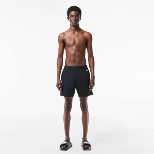 Lacoste Swimwear-Men'S Recycled Polyamide Colourblock Swim Trunks