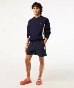 Lacoste Swimwear-Men'S Recycled Polyamide Colourblock Swim Trunks