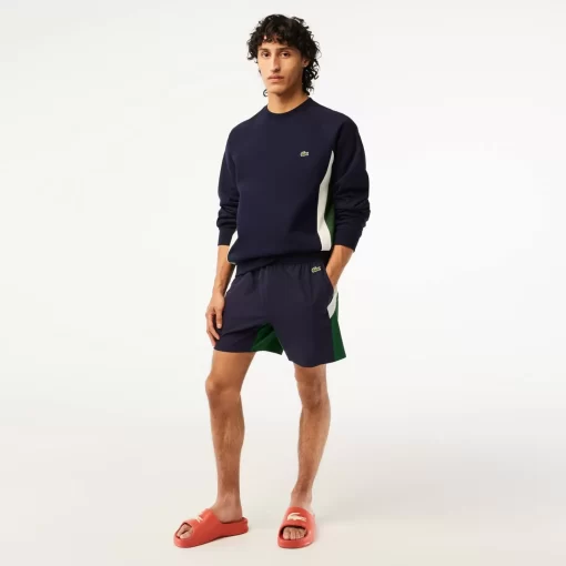 Lacoste Swimwear-Men'S Recycled Polyamide Colourblock Swim Trunks