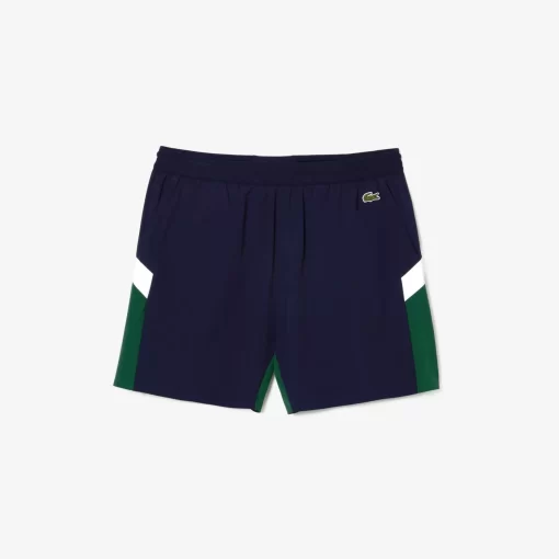 Lacoste Swimwear-Men'S Recycled Polyamide Colourblock Swim Trunks