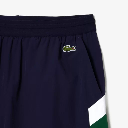 Lacoste Swimwear-Men'S Recycled Polyamide Colourblock Swim Trunks