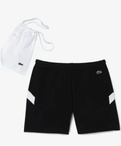 Lacoste Swimwear-Men'S Recycled Polyamide Colourblock Swim Trunks