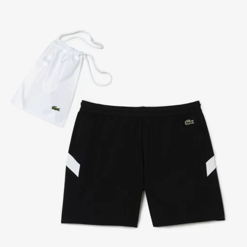 Lacoste Swimwear-Men'S Recycled Polyamide Colourblock Swim Trunks