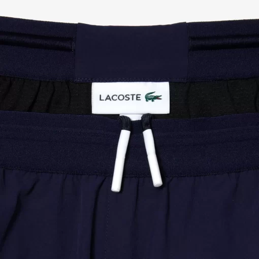 Lacoste Swimwear-Men'S Recycled Polyamide Colourblock Swim Trunks