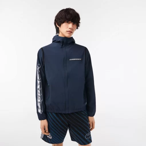 Lacoste Jackets & Coats-Men'S Recycled Polyamide Short Track Jacket