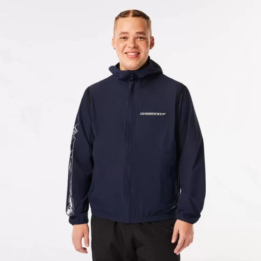 Lacoste Jackets & Coats-Men'S Recycled Polyamide Short Track Jacket