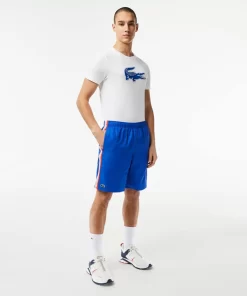 Lacoste Tennis-Men'S Recycled Polyester Tennis Shorts