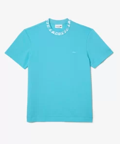 Lacoste T-Shirts-Men'S Regular Fit Branded Collar T-Shirt