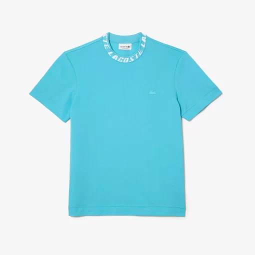 Lacoste T-Shirts-Men'S Regular Fit Branded Collar T-Shirt