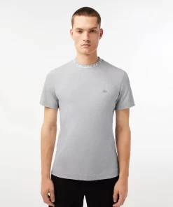 Lacoste T-Shirts-Men'S Regular Fit Branded Collar T-Shirt