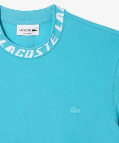 Lacoste T-Shirts-Men'S Regular Fit Branded Collar T-Shirt