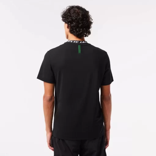 Lacoste T-Shirts-Men'S Regular Fit Branded Collar T-Shirt