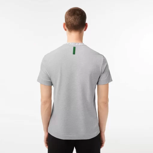 Lacoste T-Shirts-Men'S Regular Fit Branded Collar T-Shirt