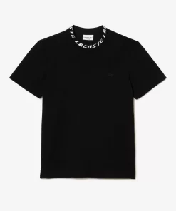 Lacoste T-Shirts-Men'S Regular Fit Branded Collar T-Shirt