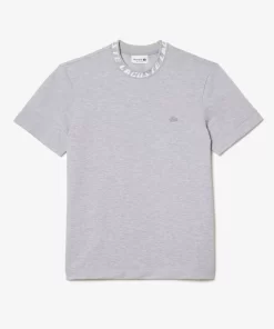 Lacoste T-Shirts-Men'S Regular Fit Branded Collar T-Shirt