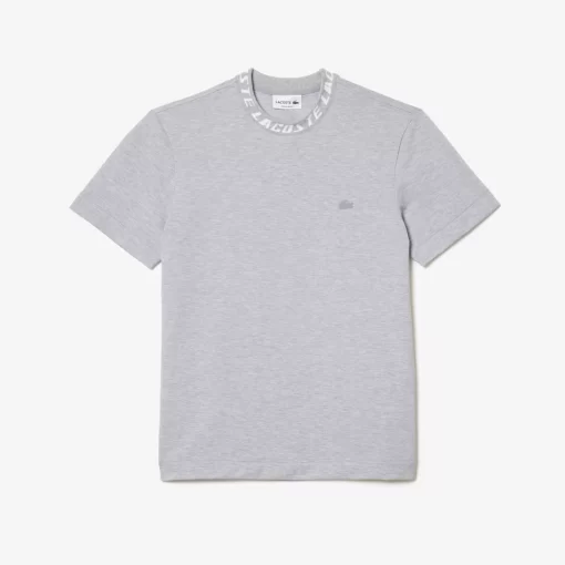 Lacoste T-Shirts-Men'S Regular Fit Branded Collar T-Shirt