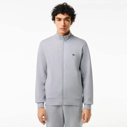 Lacoste Sweatshirts-Men'S Regular Fit Brushed Fleece Zipped Jogger Sweatshirt