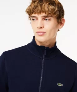 Lacoste Sweatshirts-Men'S Regular Fit Brushed Fleece Zipped Jogger Sweatshirt