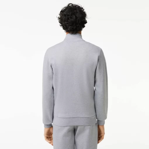 Lacoste Sweatshirts-Men'S Regular Fit Brushed Fleece Zipped Jogger Sweatshirt