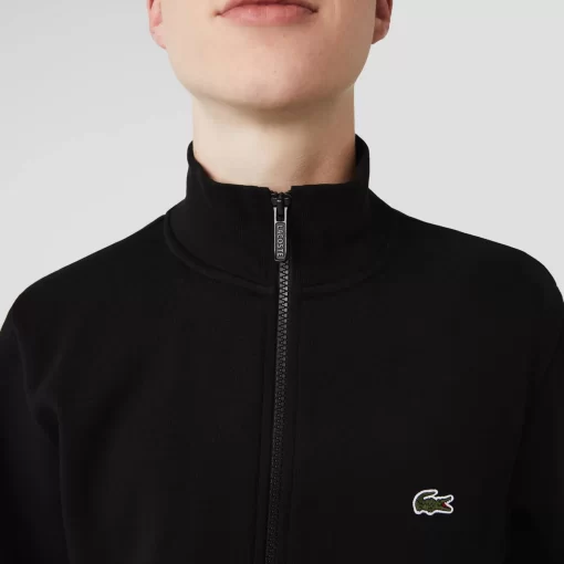 Lacoste Sweatshirts-Men'S Regular Fit Brushed Fleece Zipped Jogger Sweatshirt