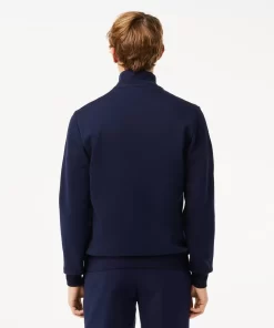 Lacoste Sweatshirts-Men'S Regular Fit Brushed Fleece Zipped Jogger Sweatshirt