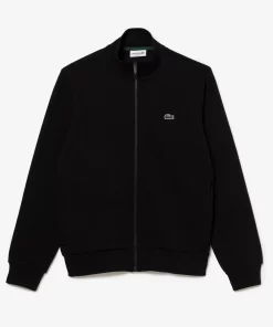 Lacoste Sweatshirts-Men'S Regular Fit Brushed Fleece Zipped Jogger Sweatshirt