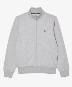 Lacoste Sweatshirts-Men'S Regular Fit Brushed Fleece Zipped Jogger Sweatshirt