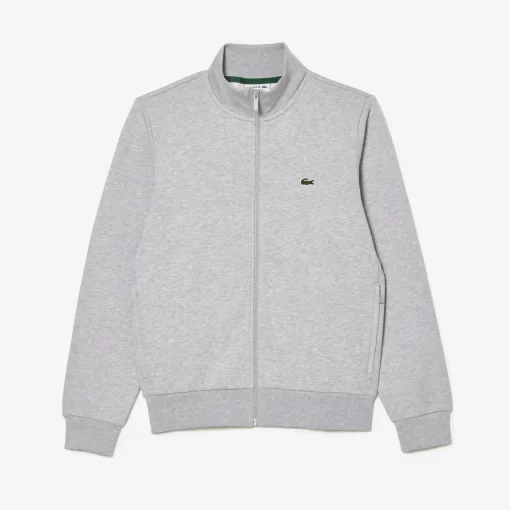 Lacoste Sweatshirts-Men'S Regular Fit Brushed Fleece Zipped Jogger Sweatshirt