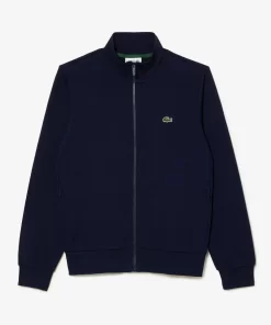 Lacoste Sweatshirts-Men'S Regular Fit Brushed Fleece Zipped Jogger Sweatshirt