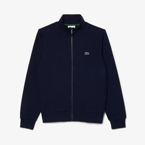 Lacoste Sweatshirts-Men'S Regular Fit Brushed Fleece Zipped Jogger Sweatshirt