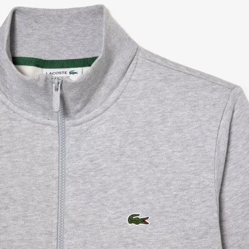 Lacoste Sweatshirts-Men'S Regular Fit Brushed Fleece Zipped Jogger Sweatshirt