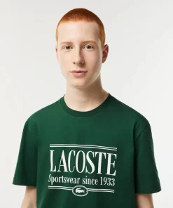 Lacoste T-Shirts-Men'S Regular Fit Jersey T-Shirt