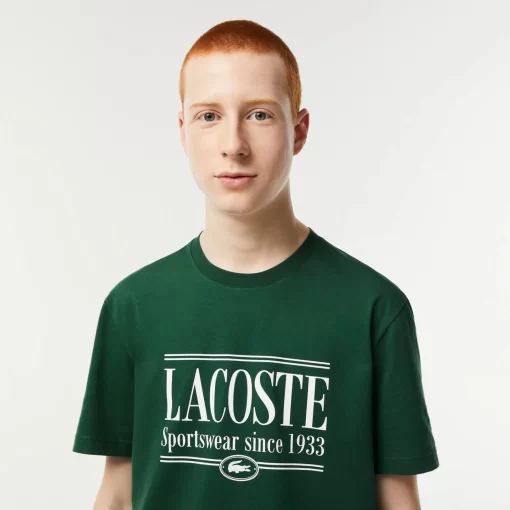 Lacoste T-Shirts-Men'S Regular Fit Jersey T-Shirt