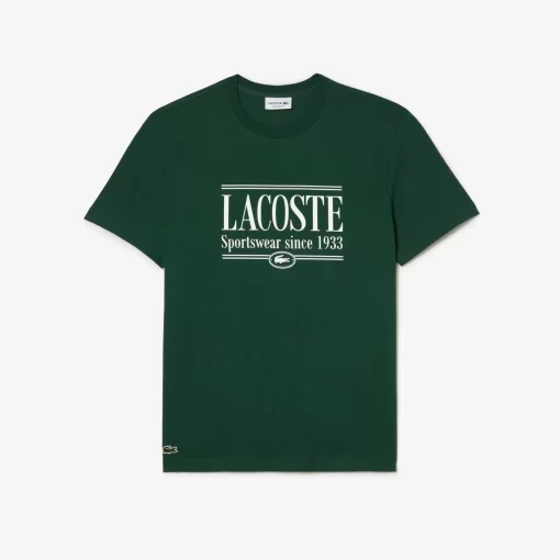 Lacoste T-Shirts-Men'S Regular Fit Jersey T-Shirt