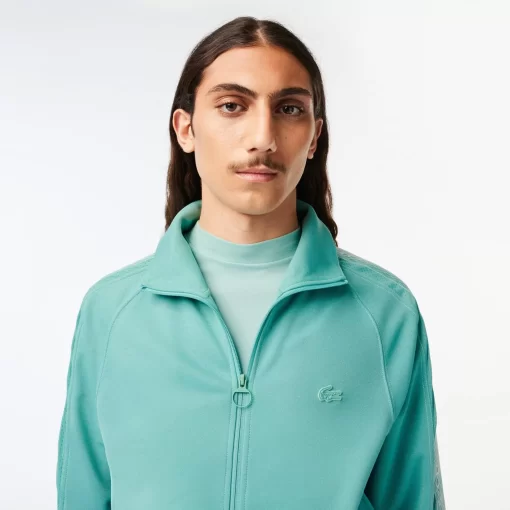 Lacoste Sweatshirts-Men'S Regular Fit Zipped Pique Sweatshirt