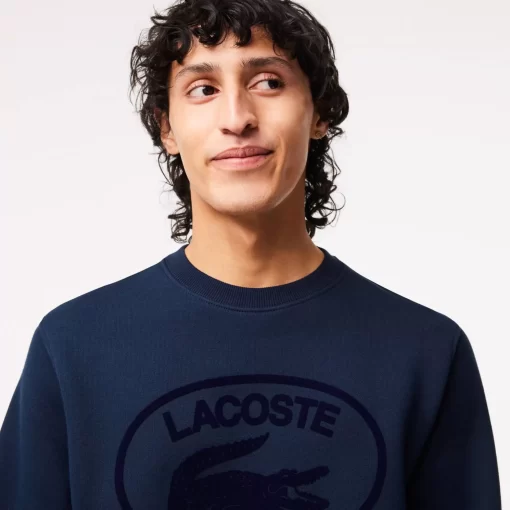 Lacoste Sweatshirts-Men'S Relaxed Fit Organic Cotton Sweatshirt