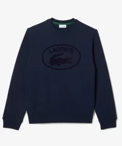 Lacoste Sweatshirts-Men'S Relaxed Fit Organic Cotton Sweatshirt