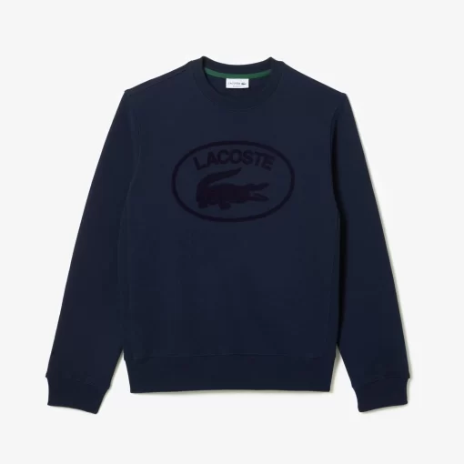 Lacoste Sweatshirts-Men'S Relaxed Fit Organic Cotton Sweatshirt