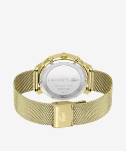 Lacoste Watches-Men'S Replay Fine Gold Ip Steel