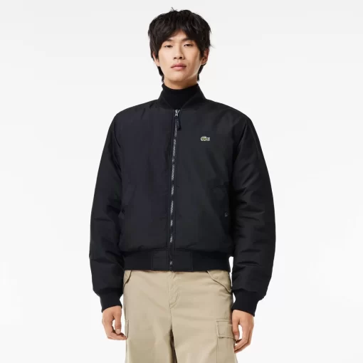 Lacoste Jackets & Coats-Men'S Reversible Quilted Taffeta Bomber Jacket