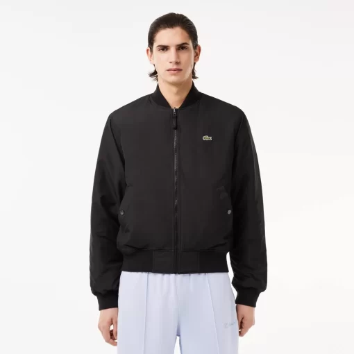 Lacoste Jackets & Coats-Men'S Reversible Quilted Taffeta Bomber Jacket