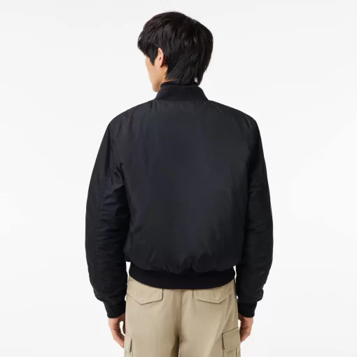 Lacoste Jackets & Coats-Men'S Reversible Quilted Taffeta Bomber Jacket