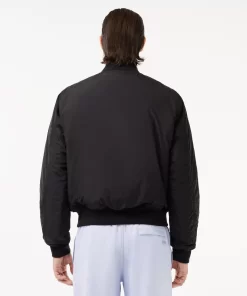 Lacoste Jackets & Coats-Men'S Reversible Quilted Taffeta Bomber Jacket