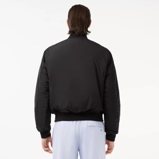 Lacoste Jackets & Coats-Men'S Reversible Quilted Taffeta Bomber Jacket