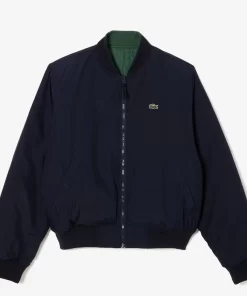 Lacoste Jackets & Coats-Men'S Reversible Quilted Taffeta Bomber Jacket