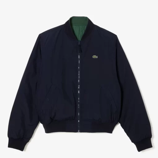 Lacoste Jackets & Coats-Men'S Reversible Quilted Taffeta Bomber Jacket